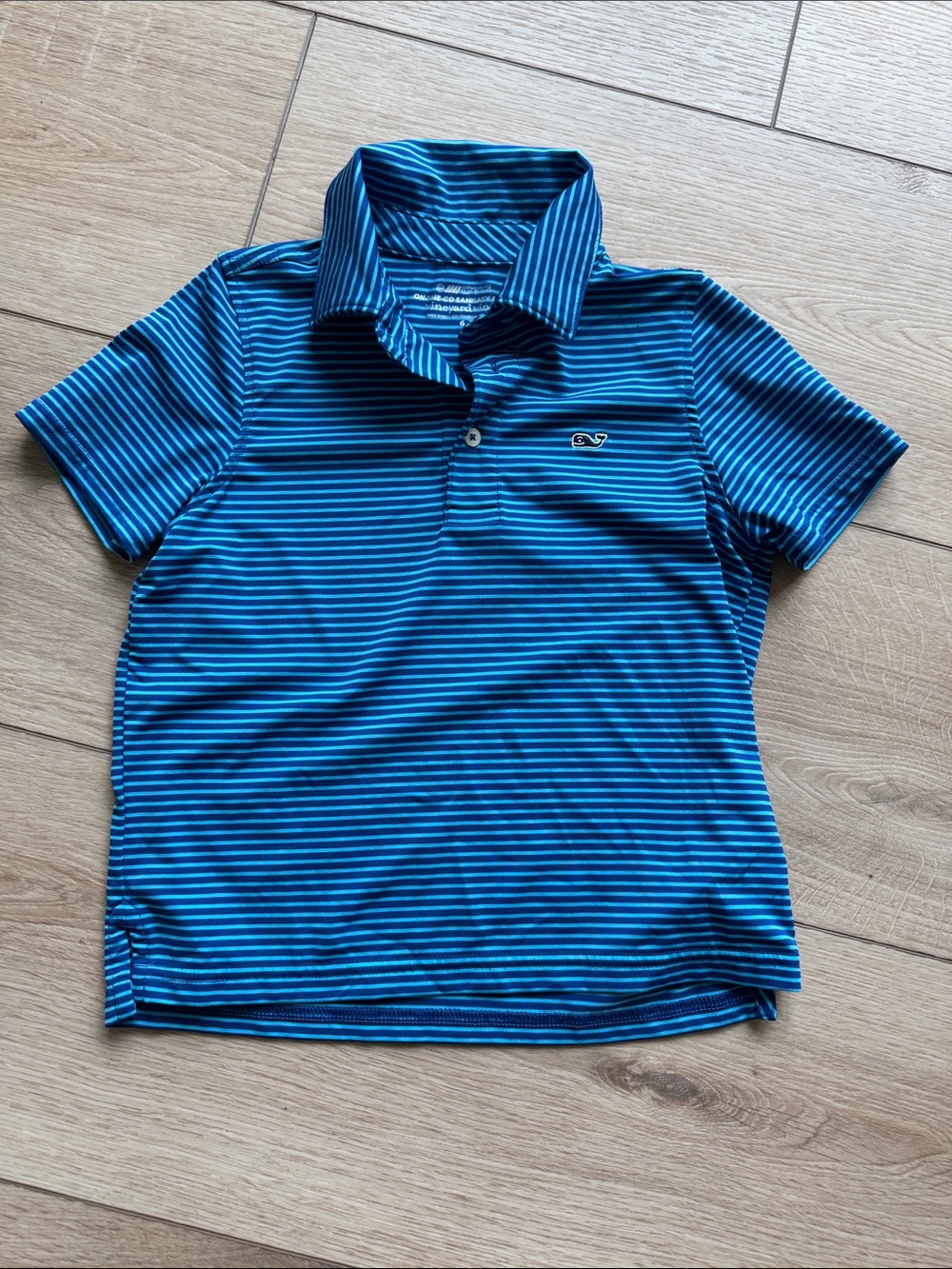 Vineyard Vines Blue Striped Polo